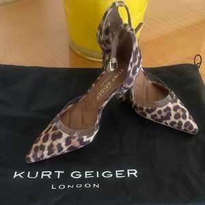 Kurt Geiger Leopard Print Heels